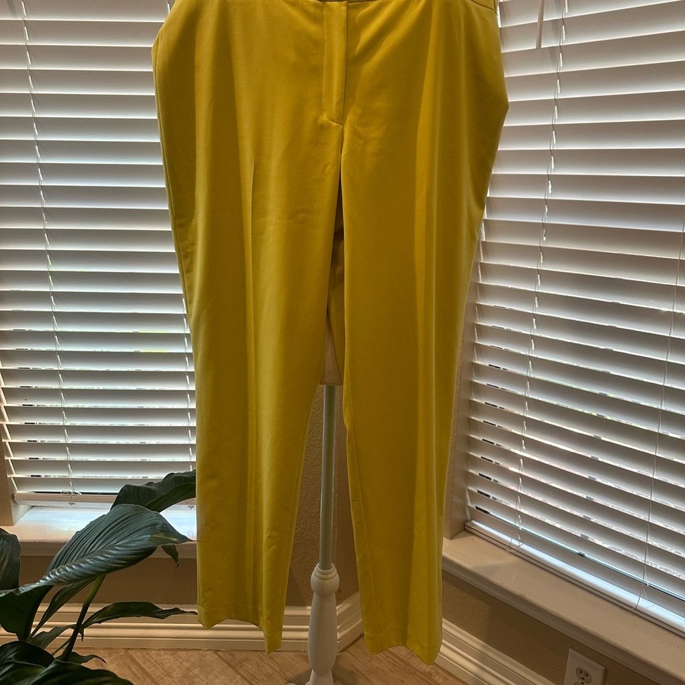 Calvin Klein Lemon Yellow Trousers